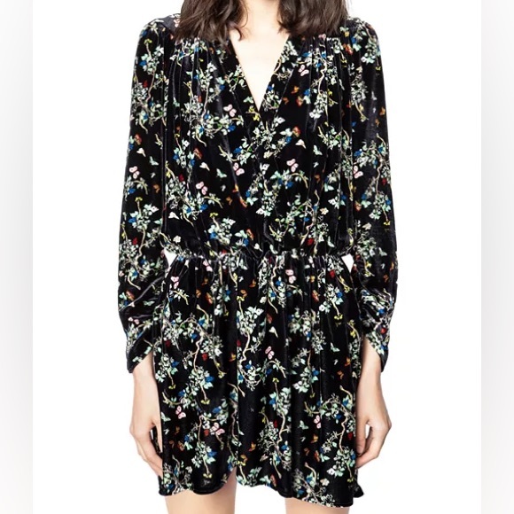 Zadig & Voltaire Reveal Velvet Blossom Dress